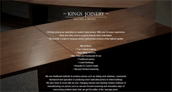 Desktop Screenshot of kingsjoinery.com